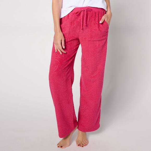 🆕 Berkshire Homewear Embossed Spa
Knit Straight Leg Lounge pink Pants *NWT* $40 - Picture 3 of 9